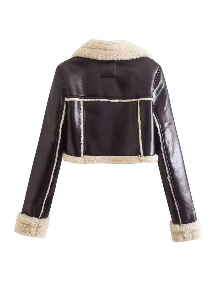 SIENNA | LONG SLEEVE LEATHER JACKET