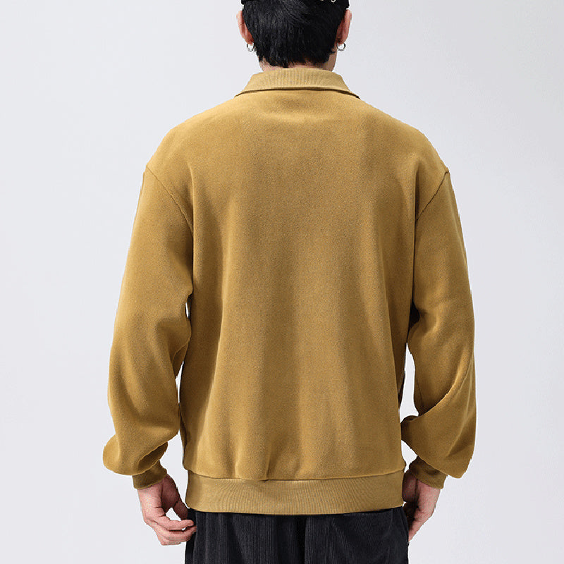 GARETH | HALF ZIP UP SWEATER