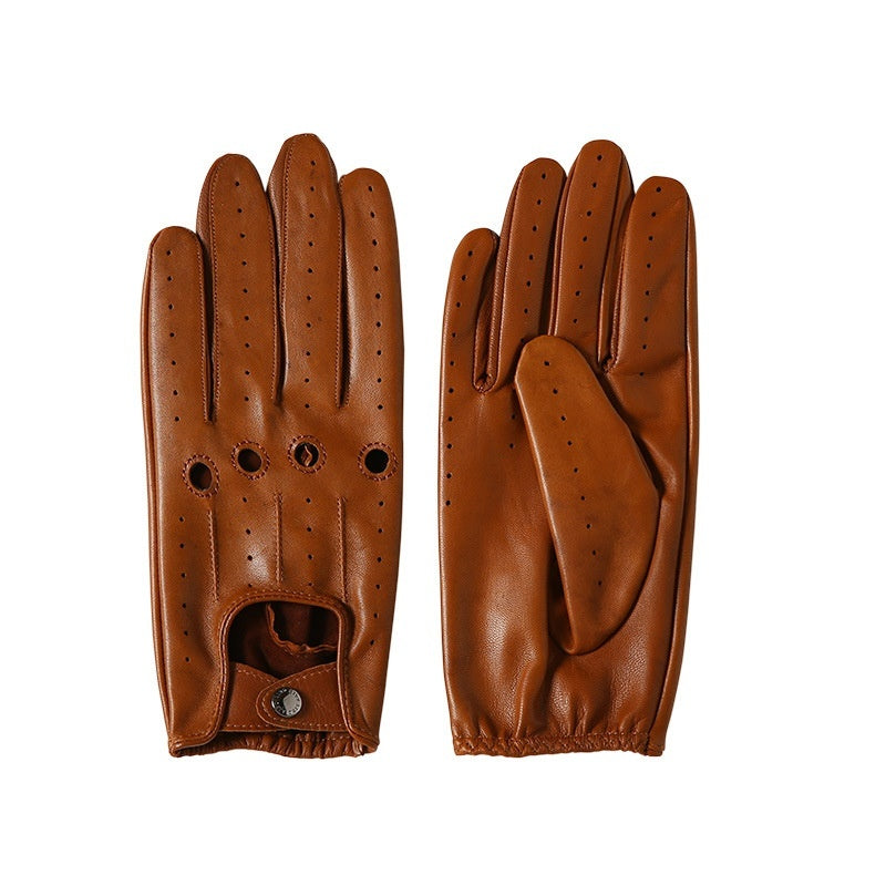 The Vanguard Rider | Leather Sheepskin Gloves