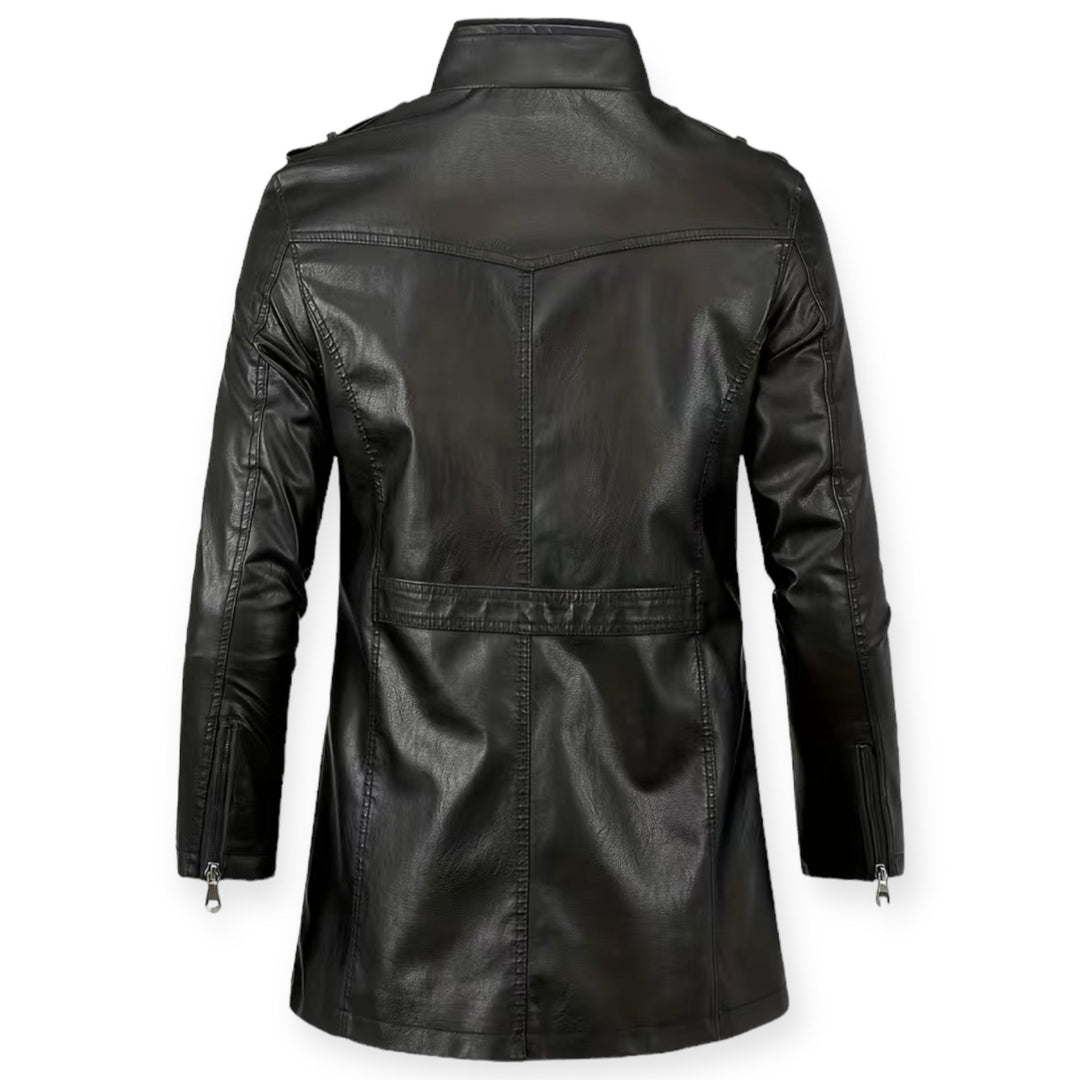 HENRY | LEATHER COAT