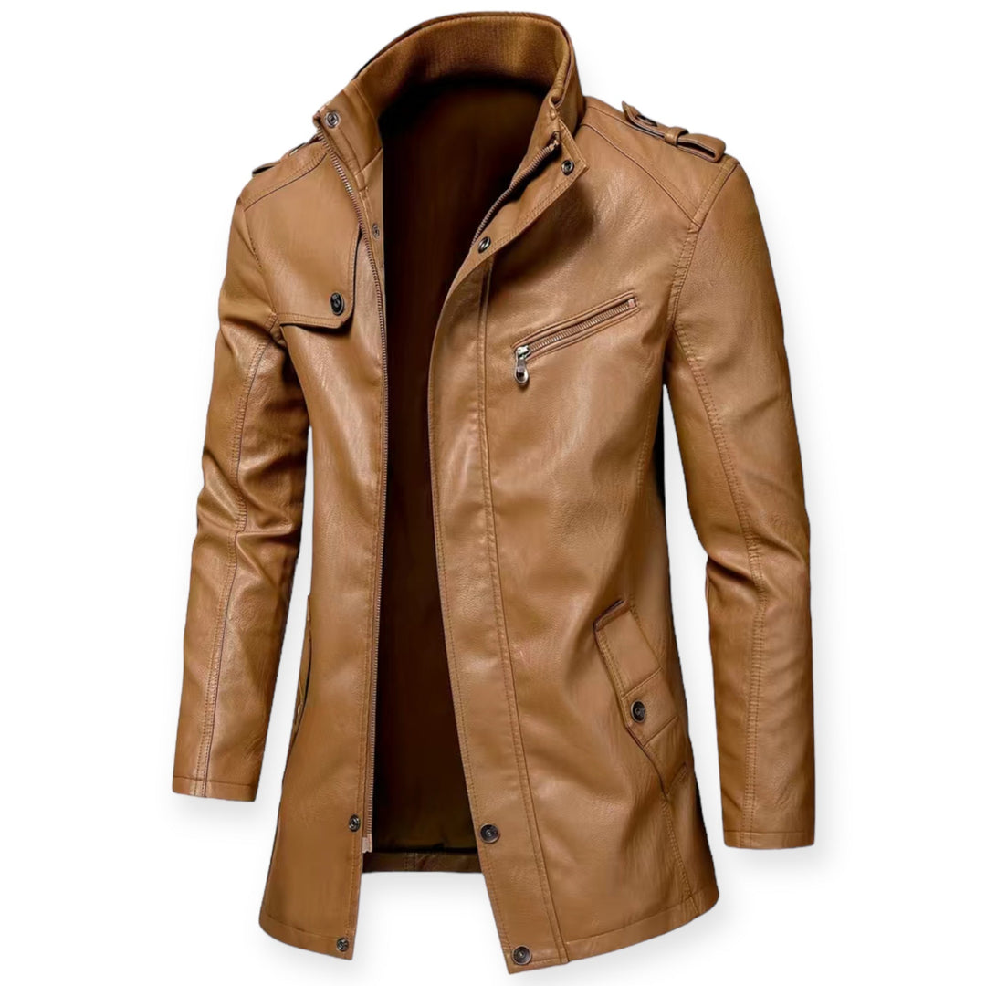 HENRY | LEATHER COAT