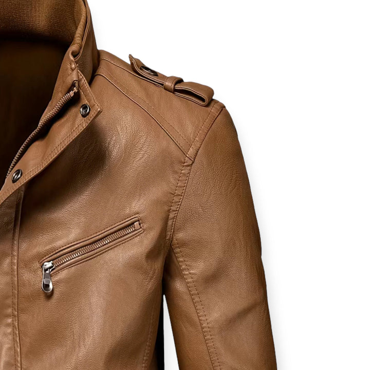 HENRY | LEATHER COAT