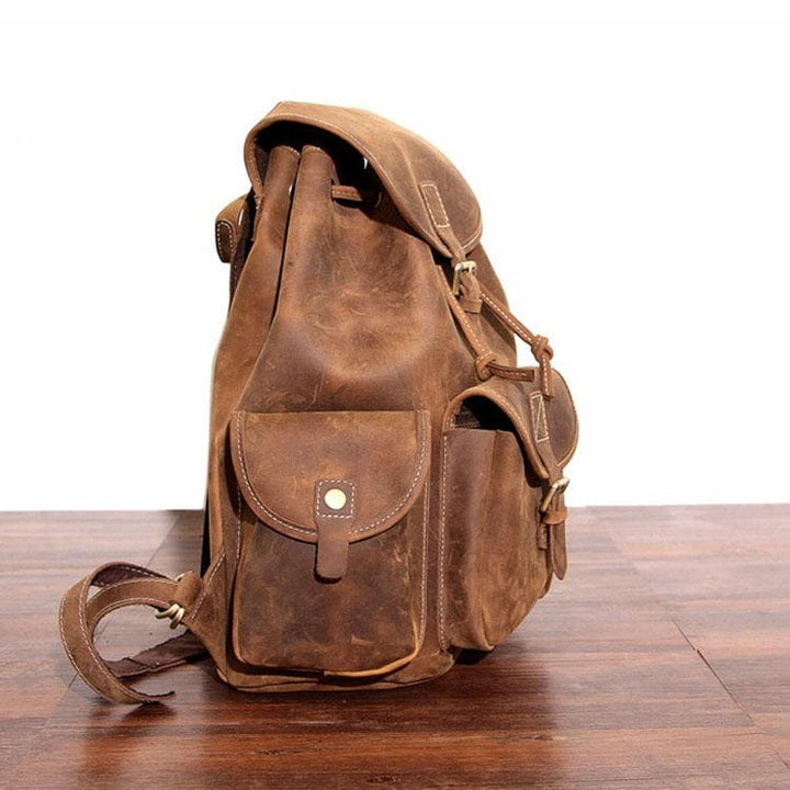 GEORGE BACKPACK | GENUINE LEATHER RUCKSACK