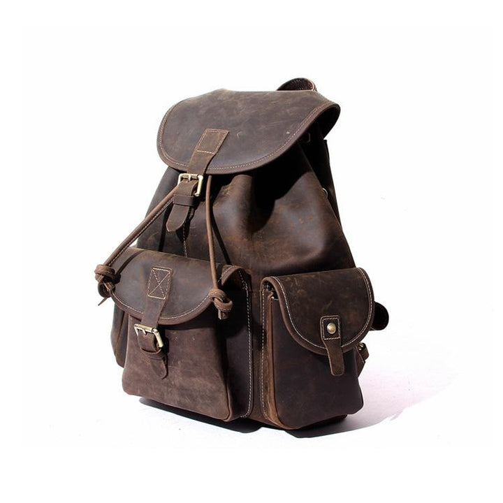 GEORGE BACKPACK | GENUINE LEATHER RUCKSACK